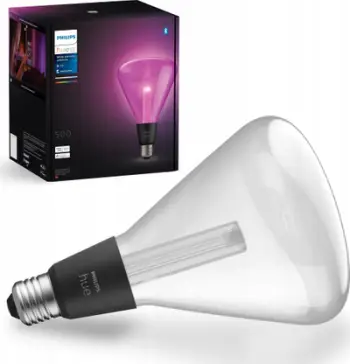 Llambë inteligjente Philips Hue Lightguide, E27, 6.8W 500lm, trekëndore, shumëngjyrëshe