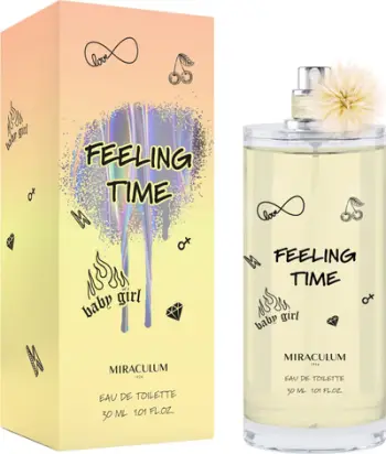 Eau de Toilette Miraculum Girls Collection Feeling Time, 30ml