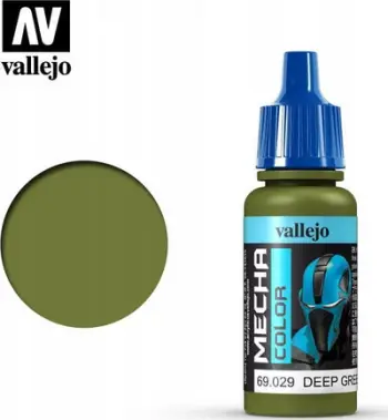 Bojë akrilike Vallejo Mecha Color 69.029 Deep Green, 17ml, jeshile e errët