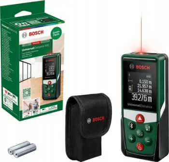 Matës distance me lazer Bosch UNIVERSALDISTANCE 50C, 50m, Bluetooth, jeshil