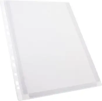 Xhepa plastike Biurfol BF5558, A4, të zgjeruar, set 10 copë, transparentë