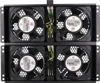 Njesi ftohjeje Extralink 4 Way Fan Unit EX.8673, 4 ventilatorë, kabllo 2 m me prizë EU, e zezë