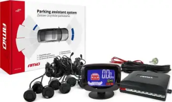 Sensorë parkimi universale, 8 sensorë, ekran LED, të zinj