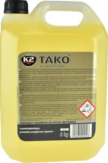 Shampo për vetura K2 Tako, për larje me dorë, 5kg
