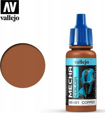 Bojë akrilike Vallejo Mecha Color 69.061, 17 ml, bakër metalik