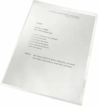 Xhepa plastikë Leitz Recycle A4, 140 mikron, set 25 copë, transparentë