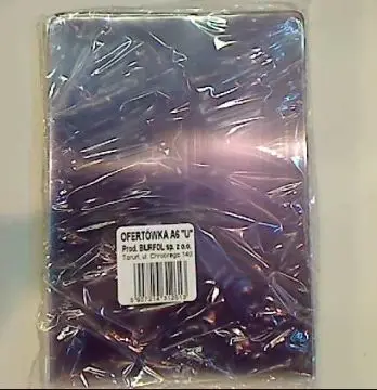 Xhepa prezantues Biurfol A6 U, PVC transparent, set 25 copë, transparent