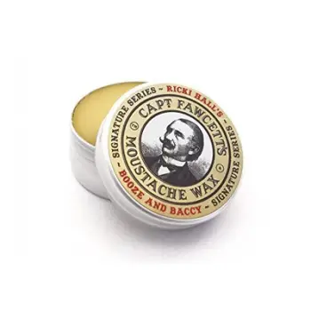 Dyll për mustaqe Captain Fawcett, Ricki Hall Booze & Baccy, 15 ml, man