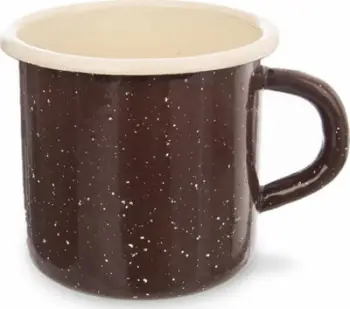 Filxhan çeliku i emaluar, 8 cm, i bardhë