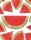 Kartolinë HENRY B6 Watermelons, format B6, me zarf, shumëngjyrëshe