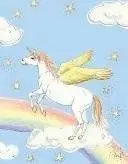 Kartolinë HENRY B6 Rainbow Horse, format B6, me zarf, shumëngjyrëshe