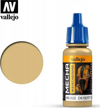Bojë akrilike Vallejo Mecha Color 69.522 Desert Dust, wash, 17ml, bezhë