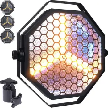 Reflektor skenik Evolights Lumeno, LED RGB, kontroll DMX, i zi