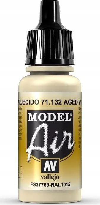 Bojë akrilike për airbrush Vallejo Model Air White, mat, 17ml, e bardhë