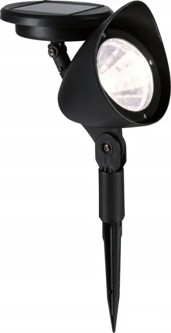 Reflektor solar LED Paulmann Solena, dritë 3000K, për kopsht, i zi