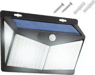 Reflektor solar LTC LL154, 40W, sensor lëvizjeje dhe muzgut, i zi