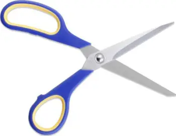 Gërshërë universale Blue 4009, 22 cm, çelik inox, blu
