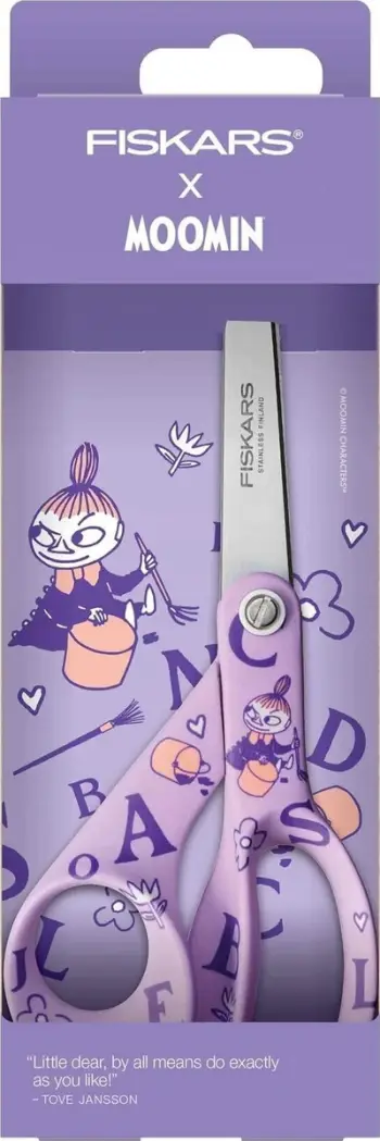 Gërshërë universale Fiskars Little My Abc, 21 cm, shumëngjyrëshe