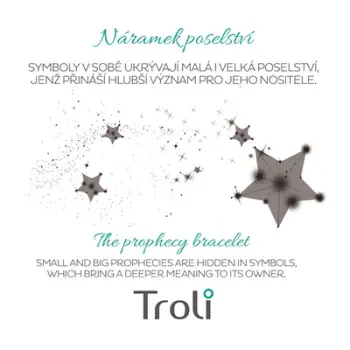 Byzylyk Troli Angel Wing, i kuq/argjend