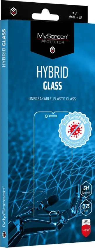 Mbrojtës ekrani MyScreen DIAMOND HybridGLASS BacteriaFREE, për tablet 10", transparent