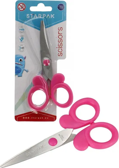 Gërshërë zyre dhe shkolle Starpak, 13.5 cm, çelik inox - 1