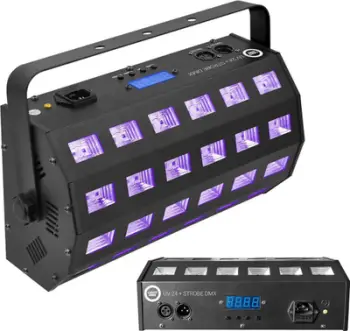 Reflektor UV LED Light4Me Uv 24 Strobe DMX, efekt stroboskop, i zi