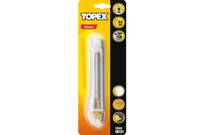 Skalper Topex, 18mm, i argjendtë - 2