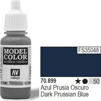 Bojë akrilike Vallejo Model Color, 17ml, Prussian Blue, blu e errët