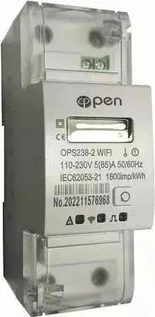 Matës inteligjent energjie Tuya SmartLife, 1 kanal, WiFi, ekran LCD