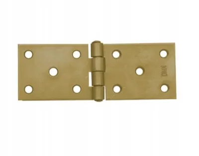 Hingë ndërtimi Domax, 150x55x2.5 mm, e galvanizuar, ngjyrë ari - 2