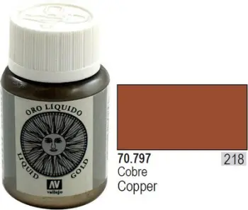 Bojë akrilike Vallejo Model Color Copper Metals, metalike, 35ml