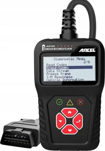 Skaner diagnostikues Ancel AS100 AC100 OBD2, ekran LCD, i zi