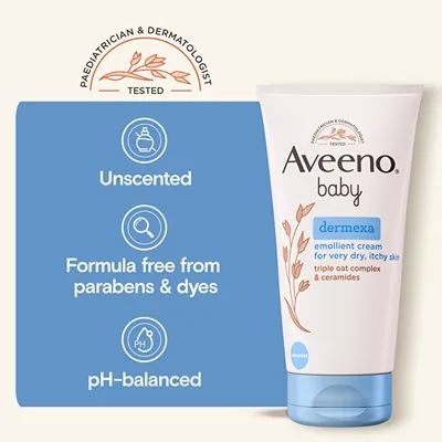 Krem për foshnja Aveeno Baby Dermexa, 150 ml - 5