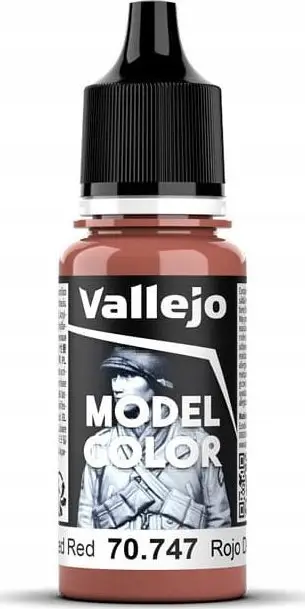 Bojë akrilike Vallejo Model Color VJP70747, 18 ml, e kuqe