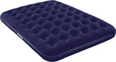 Dyshek ajri Bestway Velour Mattress Queen, 203x152x22cm, dopio, blu e errët - 2
