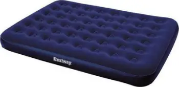 Dyshek ajri Bestway Velour Mattress Queen, 203x152x22cm, dopio, blu e errët
