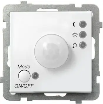 Senzor lëvizjeje elektronik Ospel Sonata ŁP-16R/m/00, 230V, i bardhë