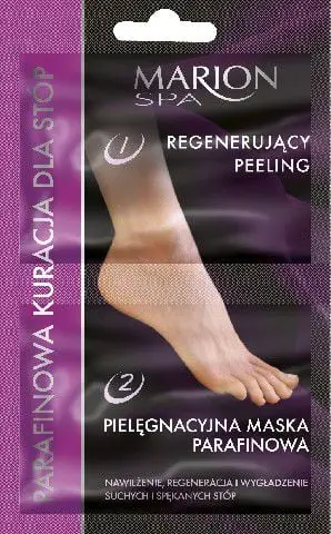 Trajtim këmbësh Marion Spa Paraffin Treatment, peeling dhe maskë parafine
