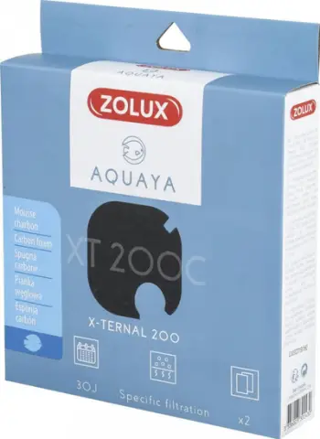 Fishek filtri për akuarium Zolux AQUAYA Carbon Xternal 200, karbon aktiv