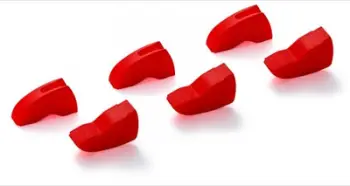 Nofulla plastike mbrojtëse Knipex 87 09 300 V01, set 3 copë, për darë 87 XX 300, të zeza