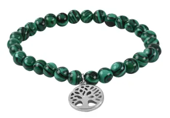 Byzylyk Troli Malachite Tree Of Life, 18 cm