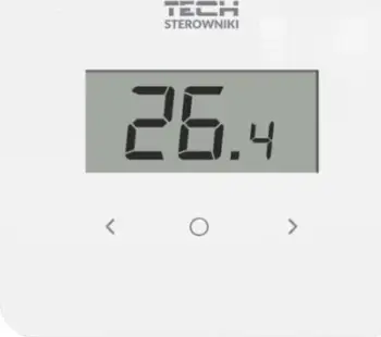 Regulator wireless i dhomës Tech R-8B PLUS STR8BPLUSWH, ekran LCD, i bardhë