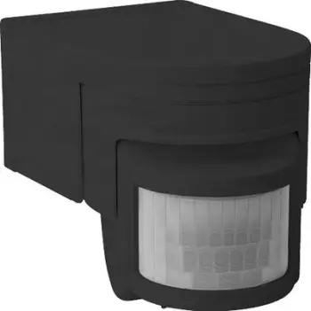 Senzor lëvizjeje Kanlux Slick JQ L B, 160°, 1200W, i zi
