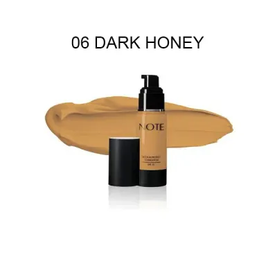 Note Detox & Protect Foundation - 06 Dark Honey - 1