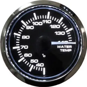 Matës temperature uji Auto Gauge STP2B, 52mm, 40 140°C, i zi
