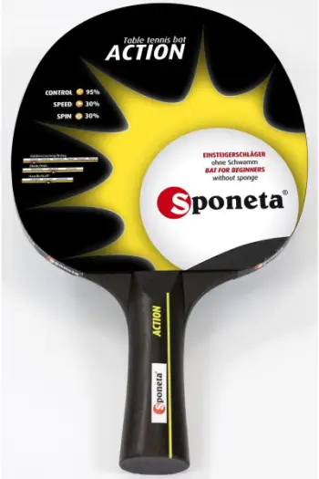 Reket pingpongu Sponeta Action, për fillestarë, i miratuar ITTF