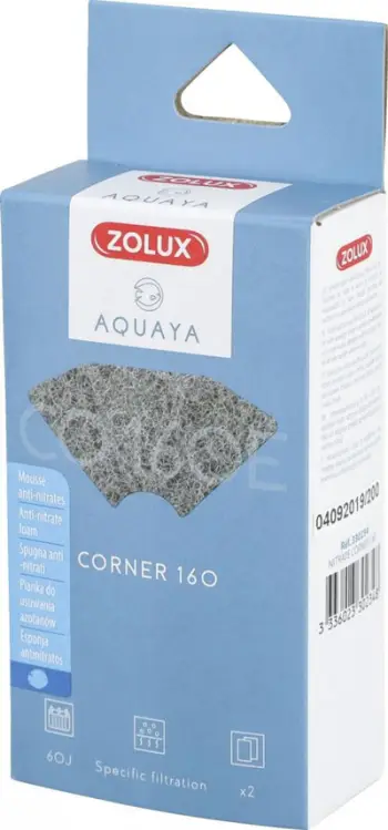 Fishek nitratesh për filtrin e akuariumit Zolux AQUAYA Corner 160