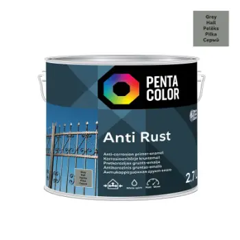 Bojë antikorrozive ANTICOR Paint Anti Rust, 2.7L, gri
