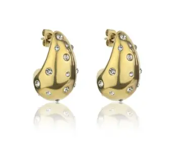 Vathë për femra Marc Malone Tear Drop Adley Gold MCE24045G, të artë