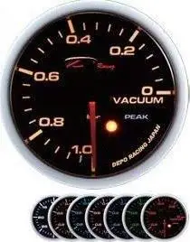 Matës vakumi DRacing Depo SKPK, 60mm, 7 ngjyra, i zi